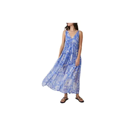 FREE PEOPLE Slip Dresses Women's Blue