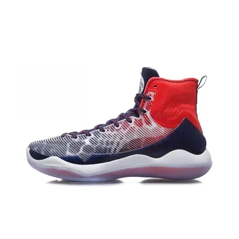 LiNing YuShuai 11 Cushioning High Top Basketball Shoes Men's Dragon Fruit Red