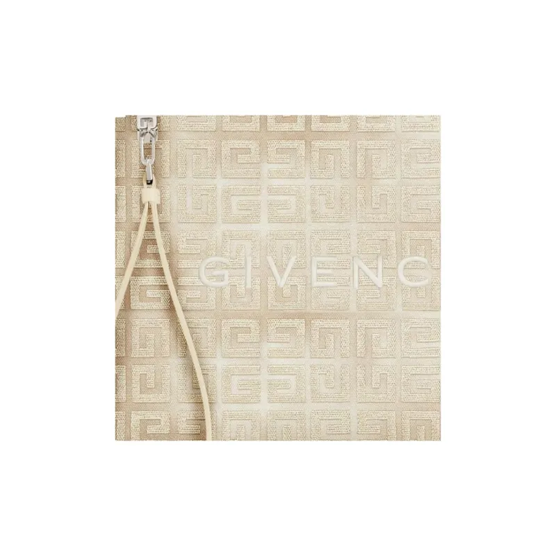 GIVENCHY 4G 100% Cotton With Brass Accents Clutch Women's Dusty Gold-2