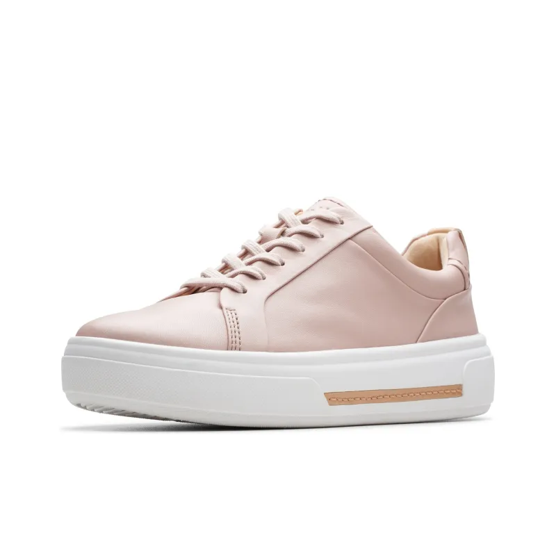 Clarks Low Top Skateboard Shoes Women's Pink-1