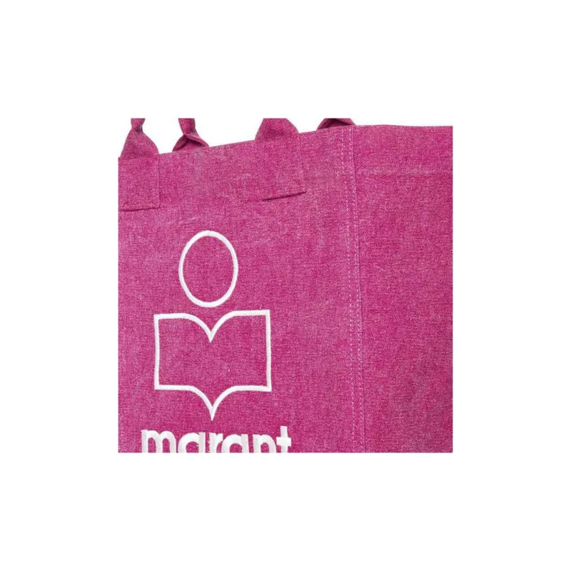ISABEL MARANT Yenky Logo Embroidered Tote Bag-2