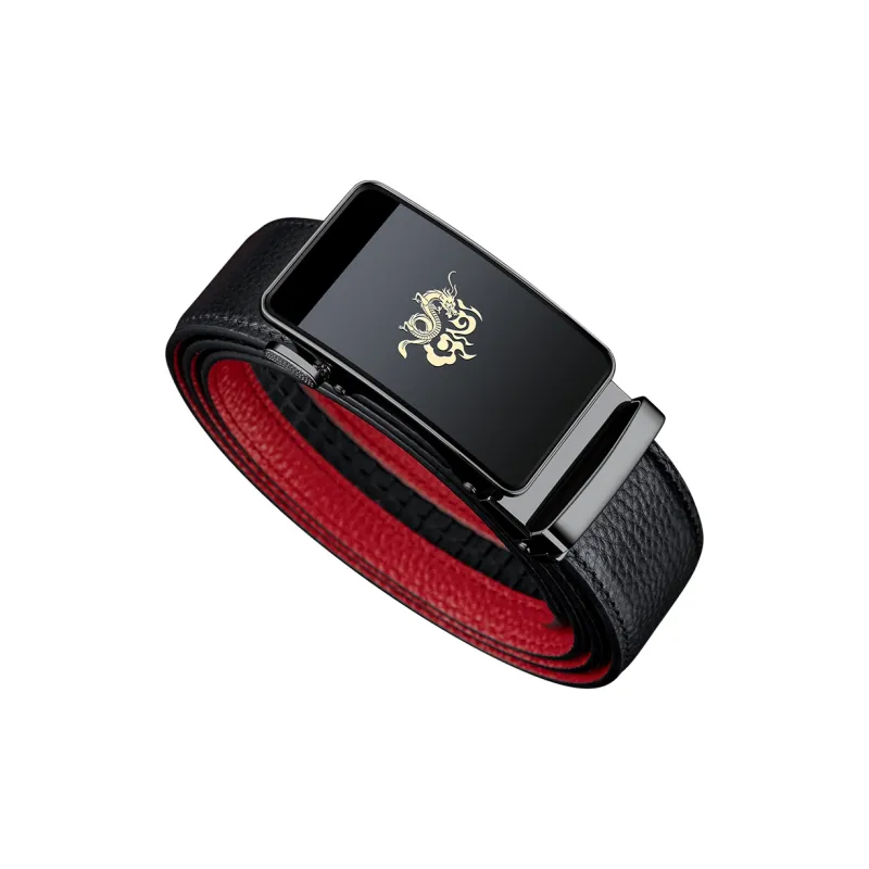 WilliamPOLO Cow Leather Leather Belts Men's Width  3.5cm-1