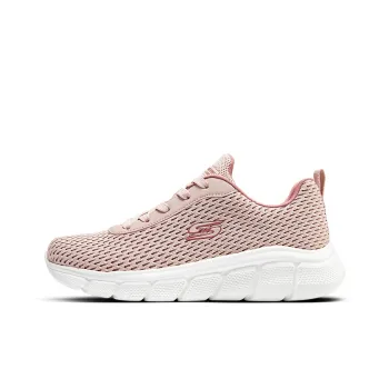 Skechers BOBS B FLEX Cushioning Low Top Casual Shoes Women's Nude Pink