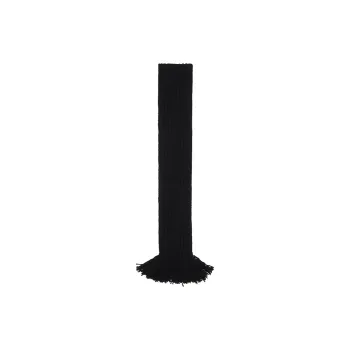 GUCCI Wool Knit Scarves Unisex Black