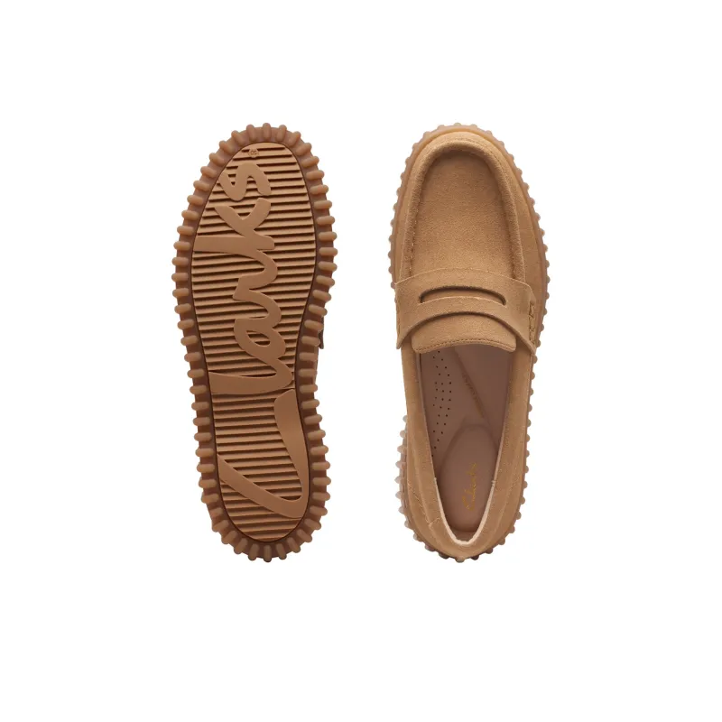 clarks Torhill Penny Flatform Loafers-2