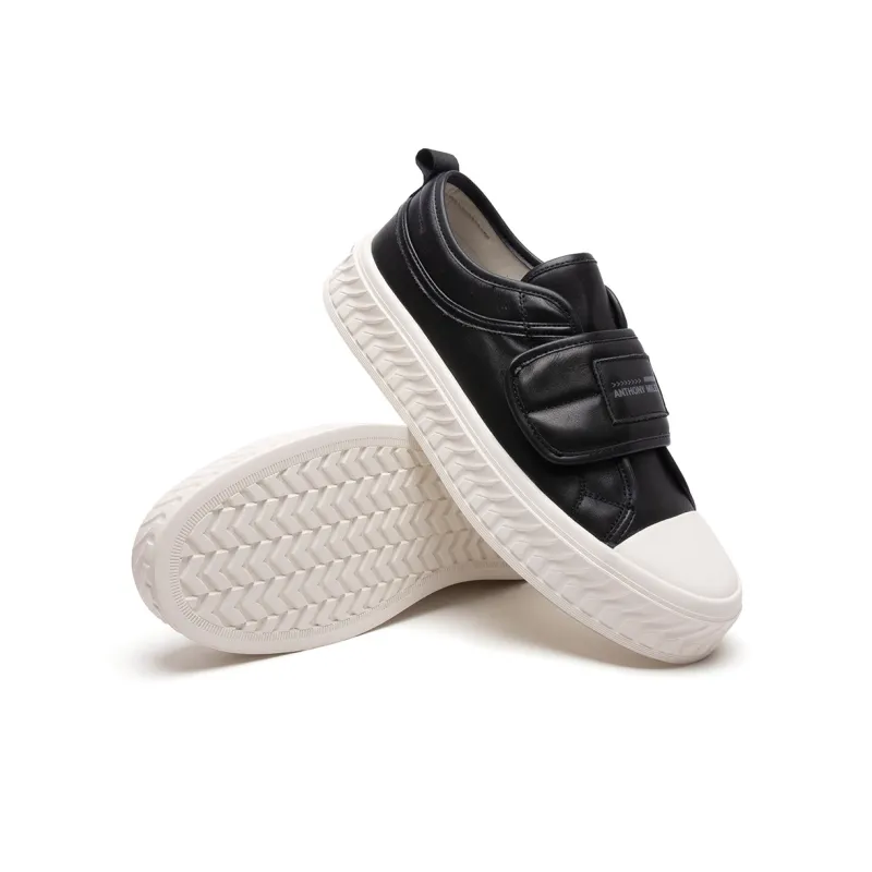 Anthony Miles Anthony Miller Low Top Skateboard Shoes Men's Black White-3
