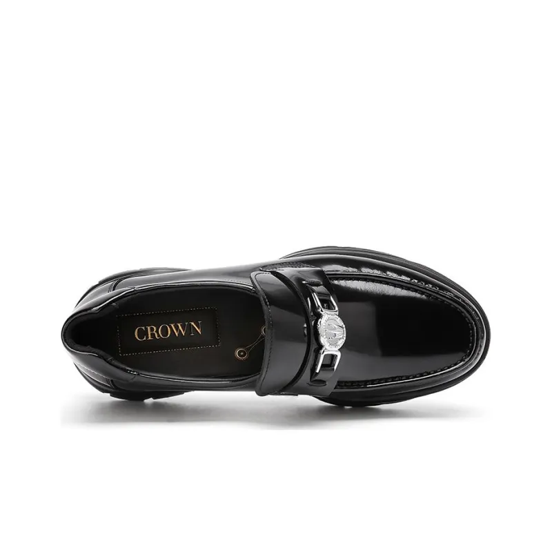CROWN Loafers Men Black-3