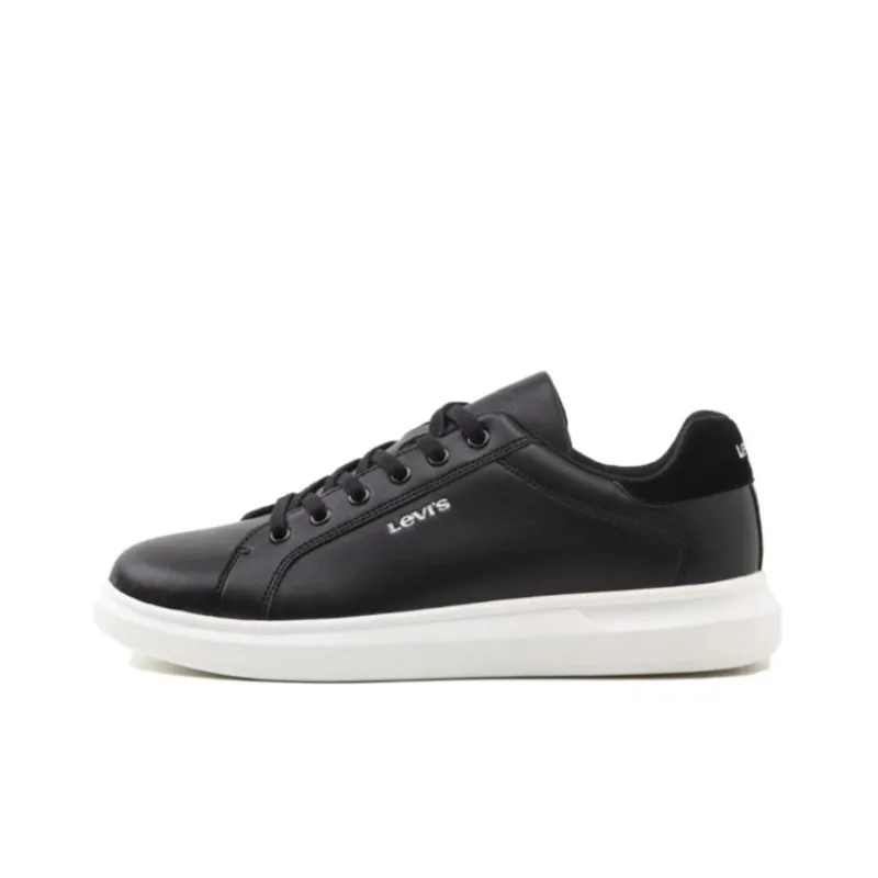 Levi’s Cushioning Wear-Resistant Low-Top Casual Shoes Women's Black White-0