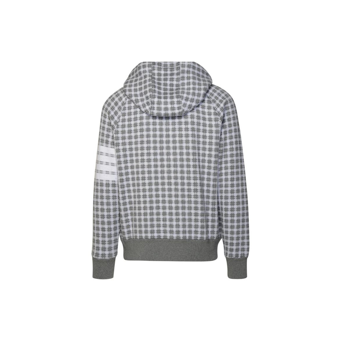 THOM BROWNE Checkered Zip-Up Jacket - POIZON