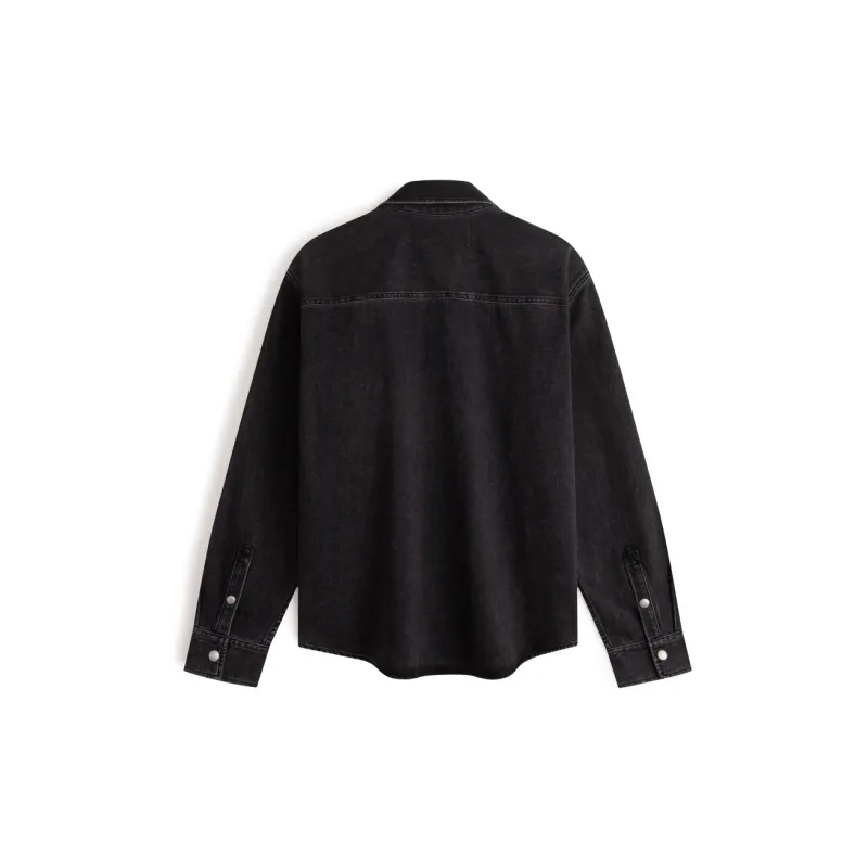 CALVIN KLEIN Shirt Men's Denim Black-2