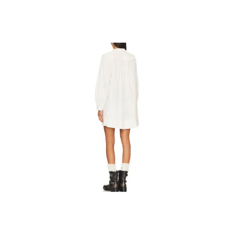FREE PEOPLE Long-Sleeved Dresses Women's White-1