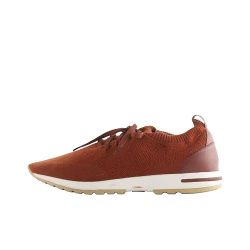 Loro Piana Casual Shoes Men Low-Top Red