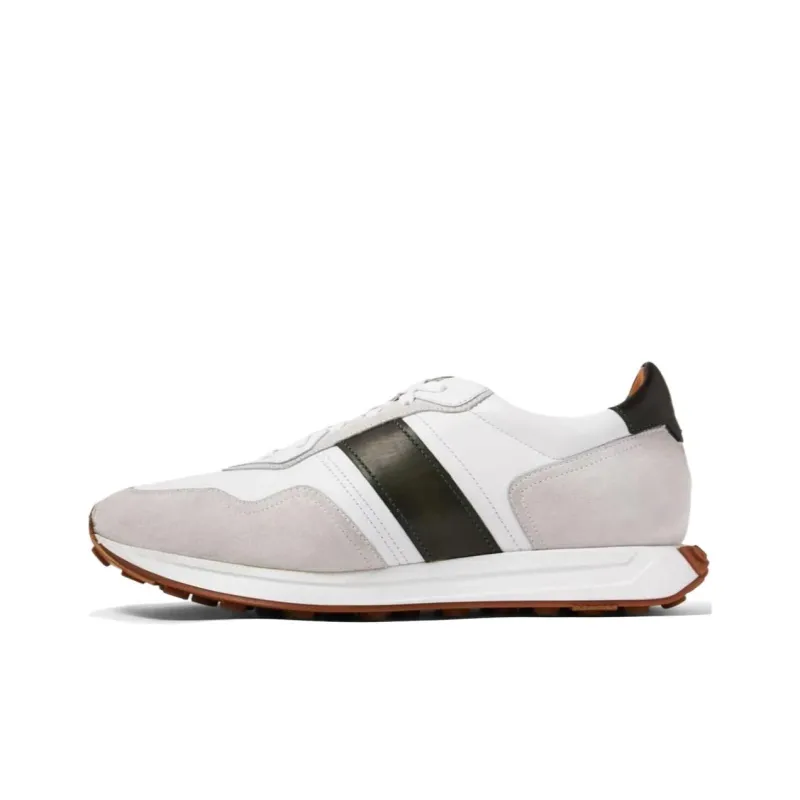 Magnanni Panelled Suede Sneakers-0