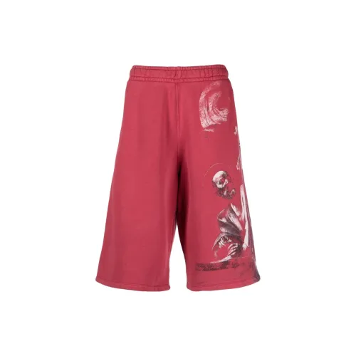 OFF-WHITE Casual Shorts Men Red