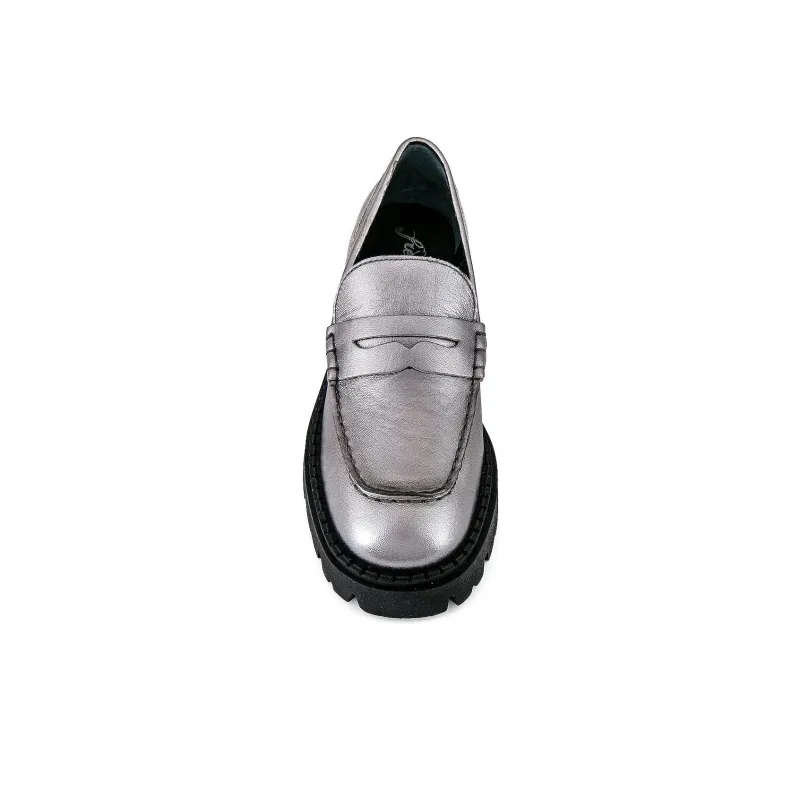 FREE PEOPLE Loafers 5cm Women's Gray-4