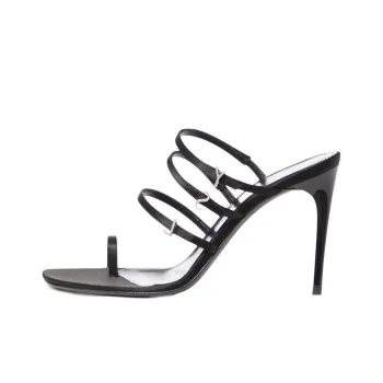 SAINT LAURENT Jerry 95mm Satin Mules