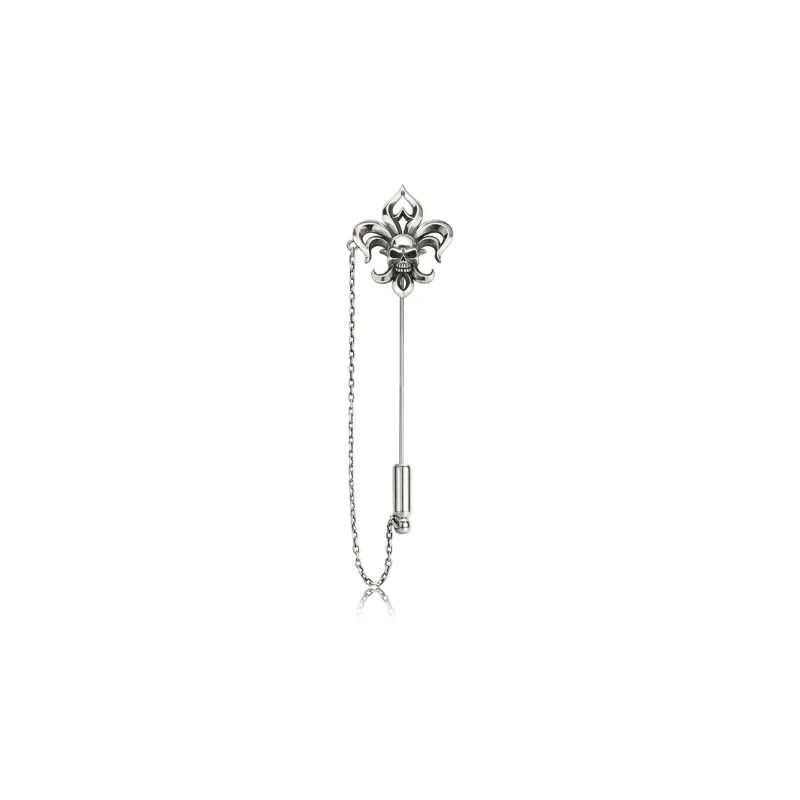 IDEAGEMER 925 Sterling Silver Brooches Men's-0