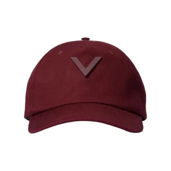 Valentino Alloy Cotton Elastane Baseball Caps Men's Red