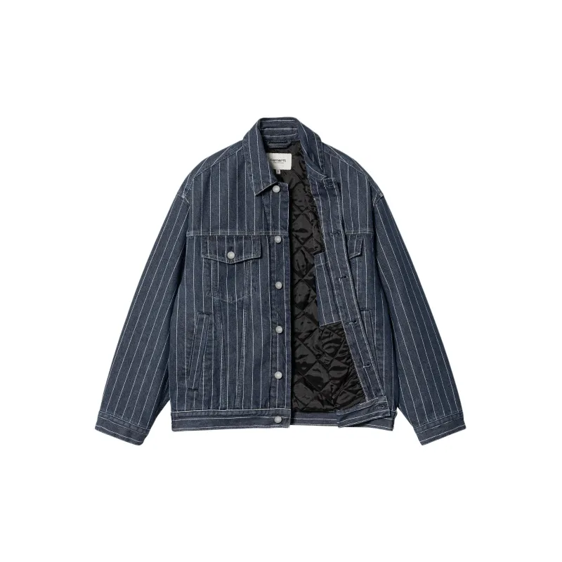 Carhartt WIP W' Orlean Jacket Jackets Coats Women's Blue-1