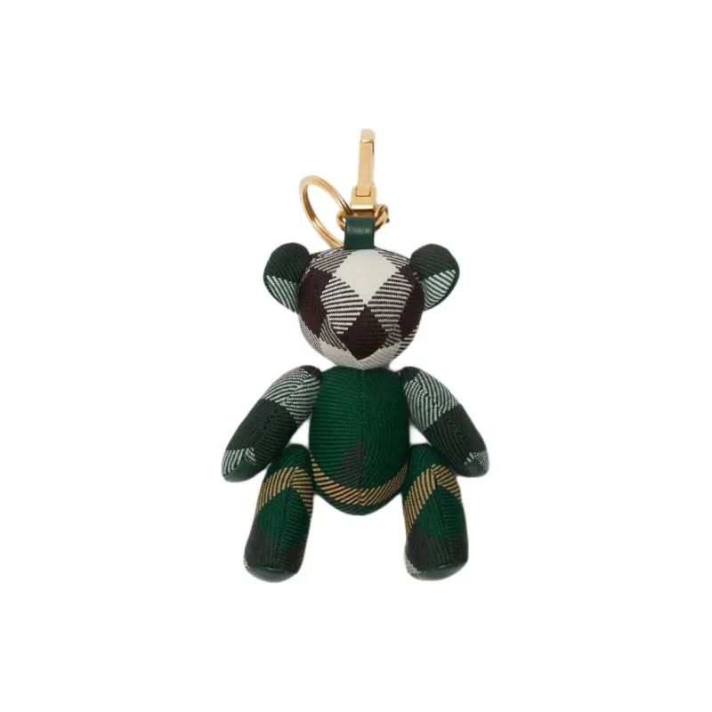 Burberry Lambskin Keychains Unisex Green-1
