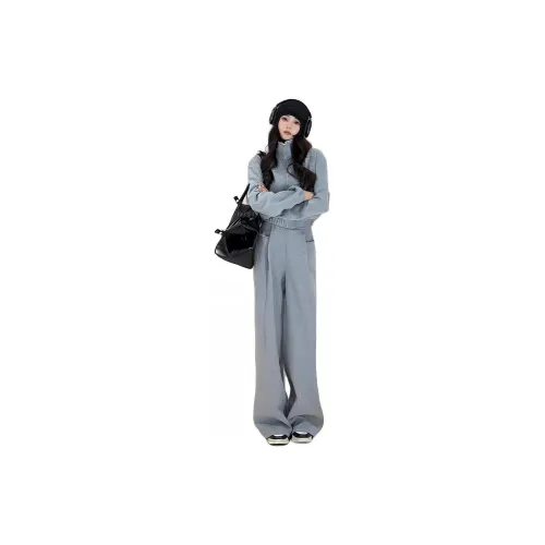 Fan Yiyi Casual Suits Women's Gray