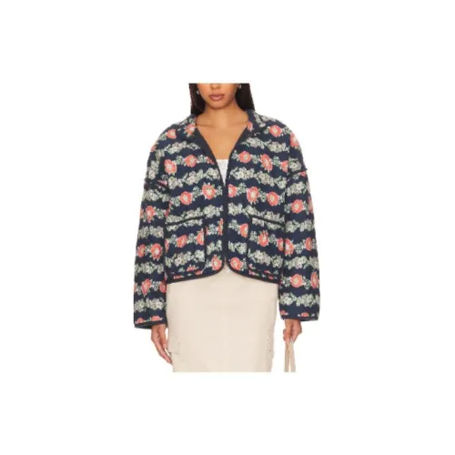 FREE PEOPLE Jackets Women's Blue