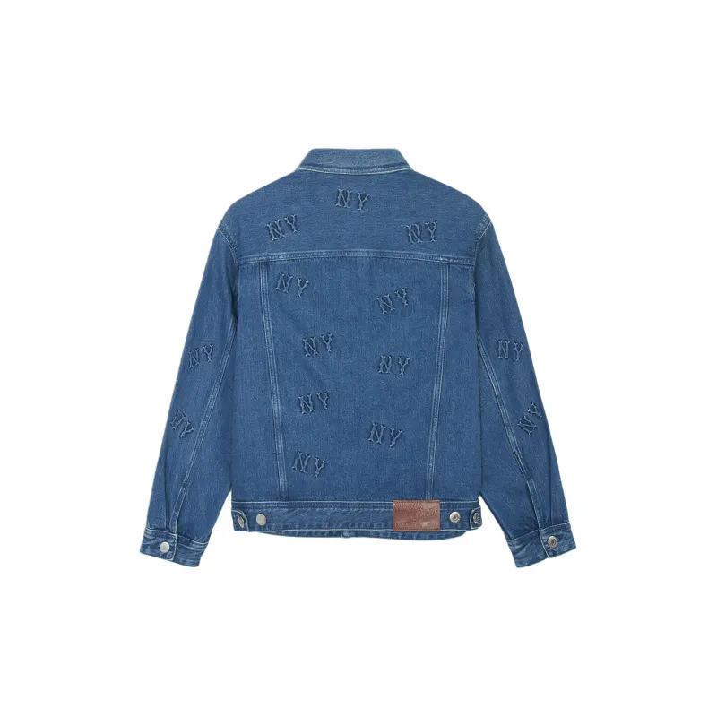 MLB Denim Jackets Unisex Blue-1
