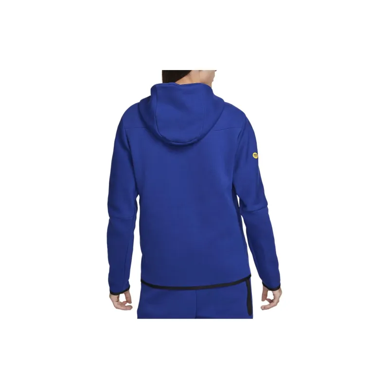 Nike F.C. Barcelona Tech Fleece Windrunner Jackets Coats Men's Blue-1