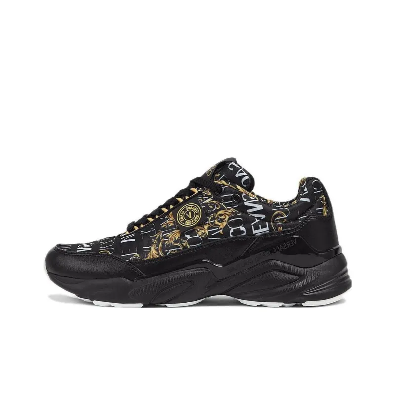 VERSACE JEANS Couture Low Top Casual Shoes Men's Black-0