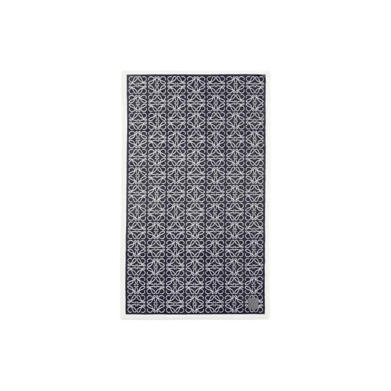 LOEWE Knit Scarves Women's Blue-1