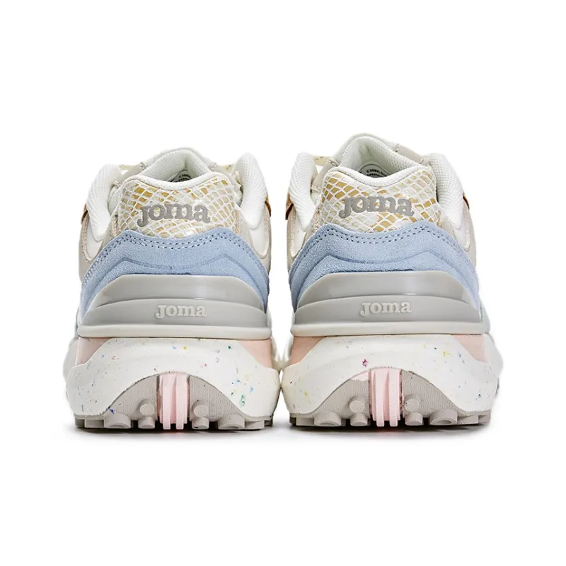 Joma Anti Slip Wear Resistant Low Top Casual Shoes Women's White Gray-3