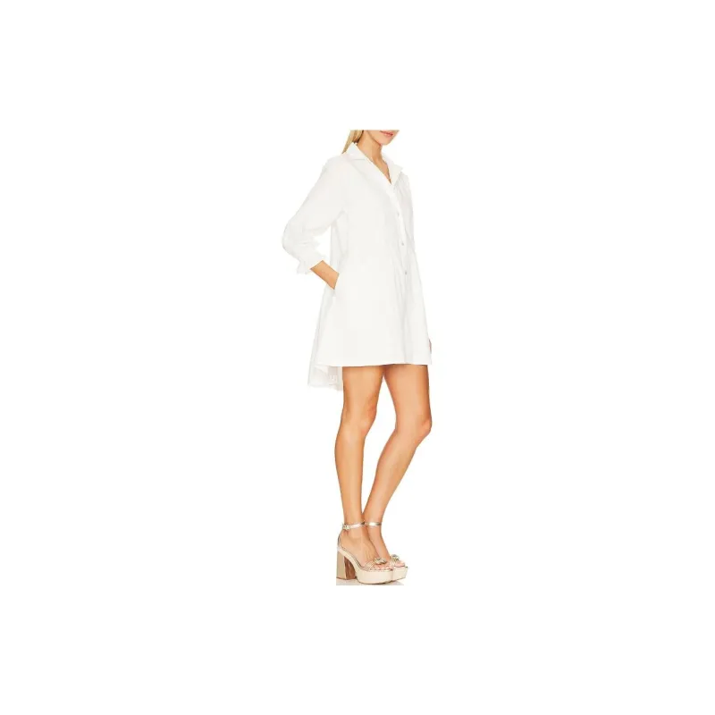FREE PEOPLE Long-Sleeved Dresses Women's White-2