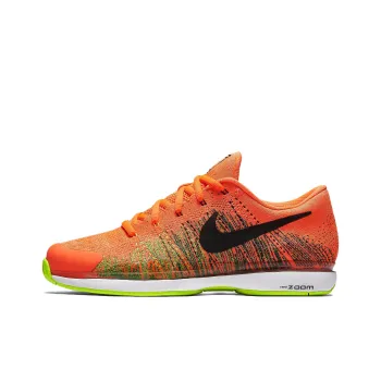 Nike Court Zoom Vapor 9.5 Cushioning Slip Resistant Support Balance Low Top Tennis Shoes Men's Orange Green