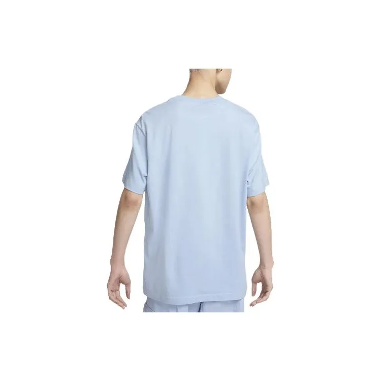 Nike Drop Shoulder Sleeve T-Shirt Women's Light Shell Blue-1