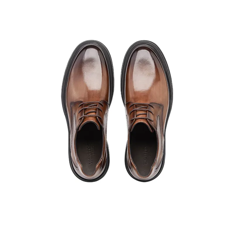 VICKI BROWN Dress Shoes Men Low Top Brown/Black-8