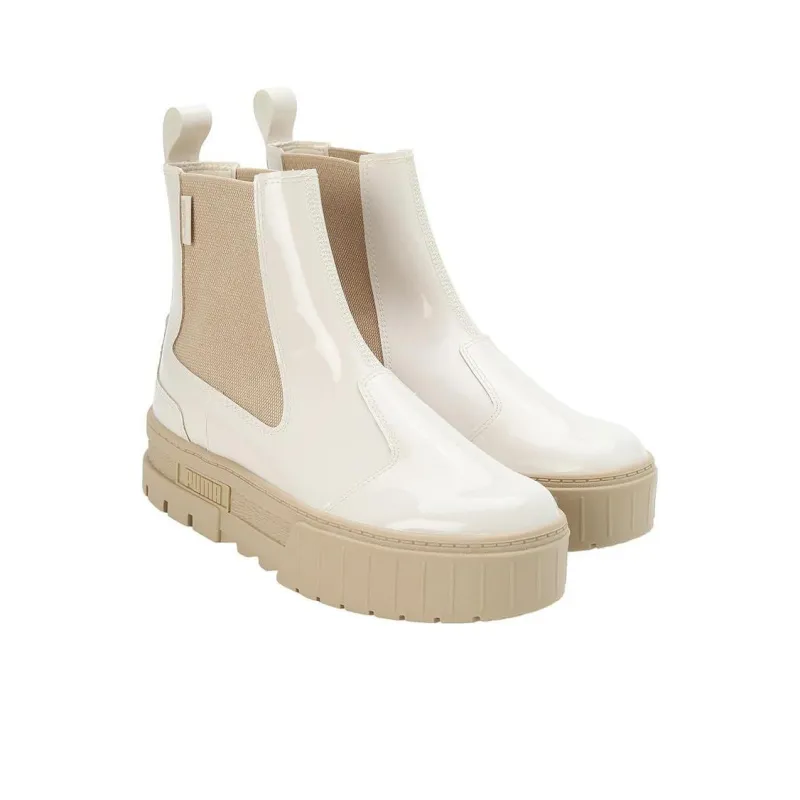 PUMA Mayze Short Chelsea Boots Women's Ecru-3