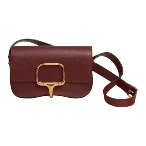 HERMES DellaDella Cavalleria Epsom Calfskin Crossbody Bag Shoulder Bag Women's 55 Rouge Hermes Red