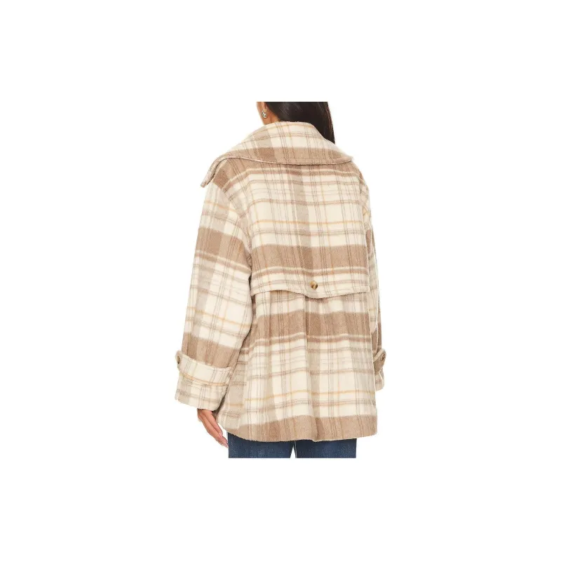 FREE PEOPLE Coats Women's Brown-1