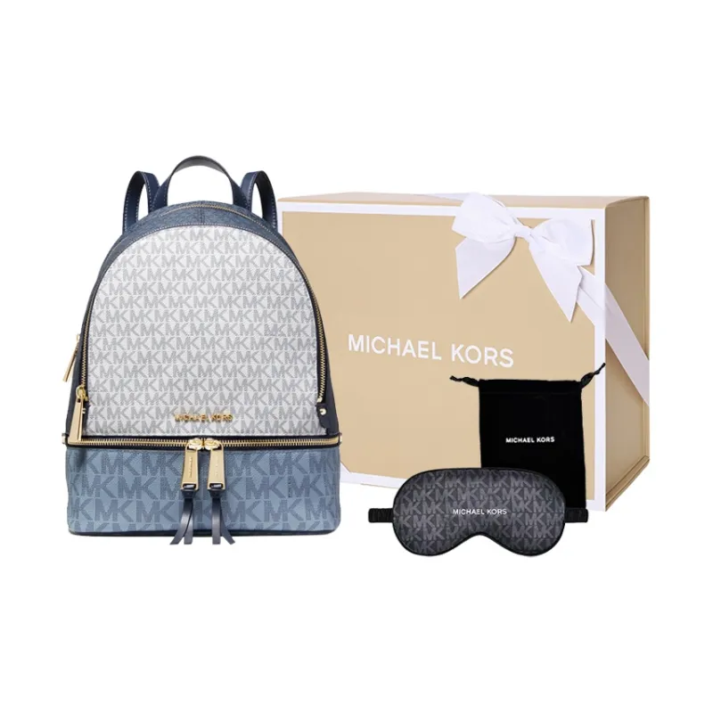 MICHAEL KORS Polyurethane Backpack Medium Size Women's Marine Blue-5
