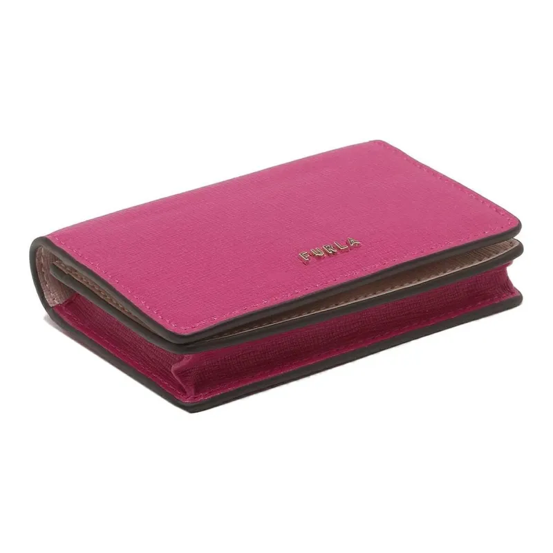 Furla Leather Business Card Holder Wallet Women's Guanxi-1