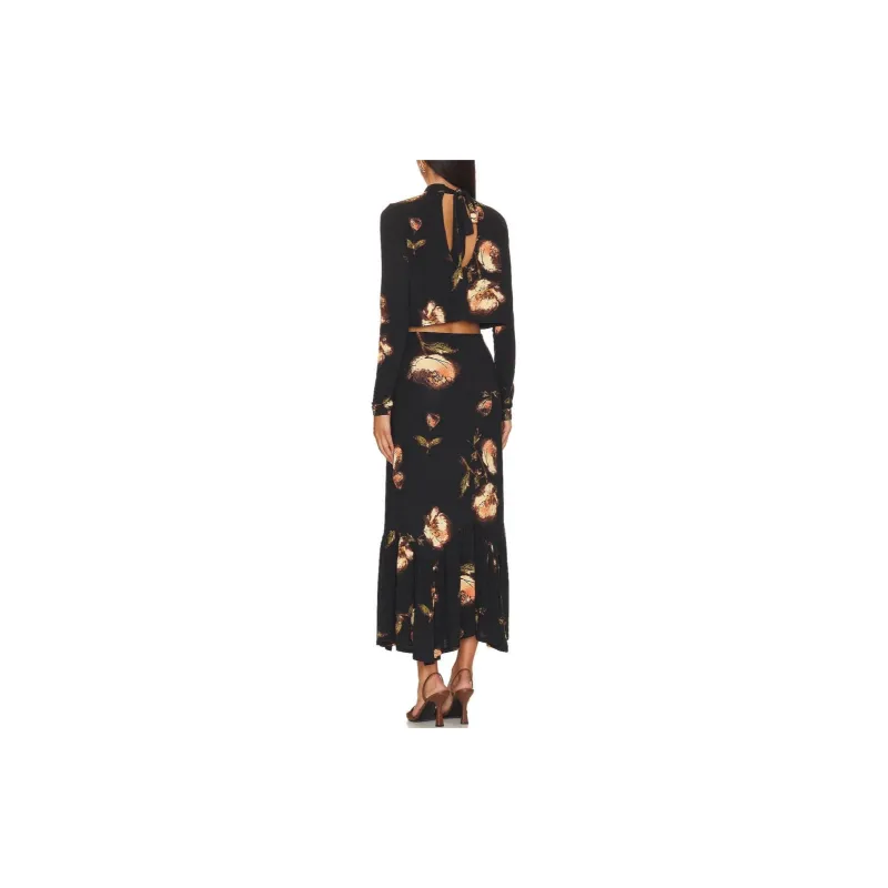 FREE PEOPLE FW23 Skirt Set Women's Set Of 2 Black-1