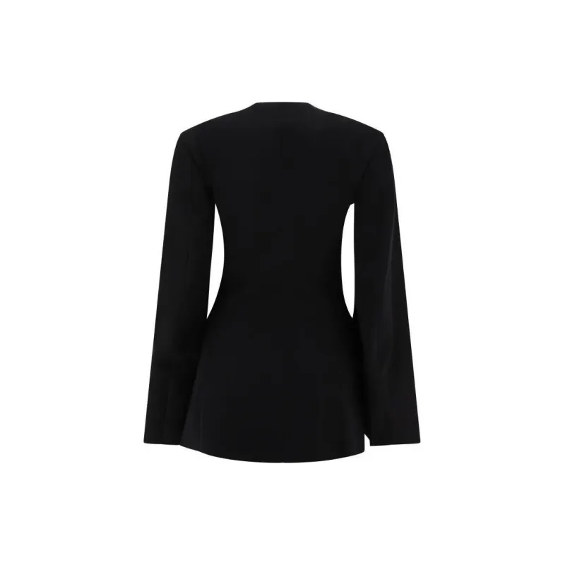 The Attico Zip Up Mini Dress-1