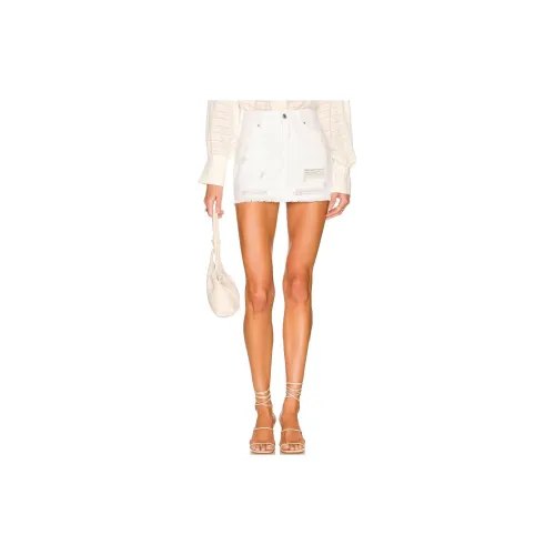 FREE PEOPLE Casual Short Skirts Women's White