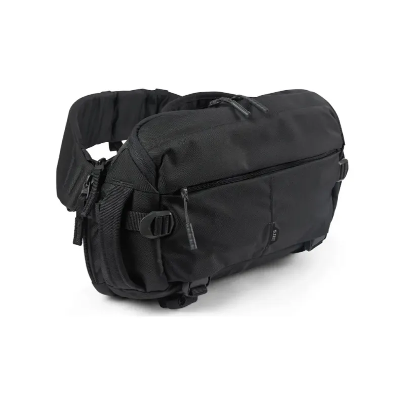 5.11 Water repellent Nylon Fanny Pack Trumpets Unisex Black/Gray/Blue-1