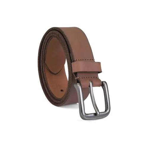 Timberland Solid Color Design Pin Buckle Leather Belts Men's Brown