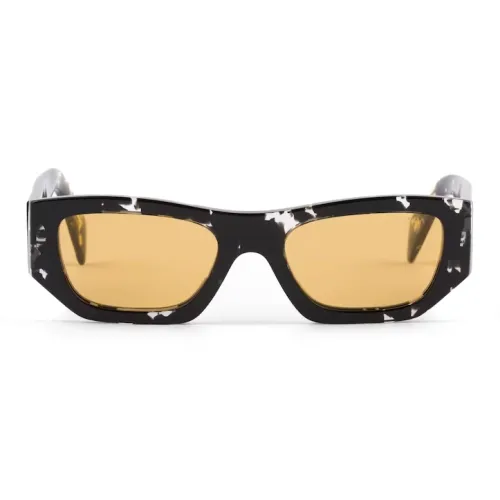 PRADA Tortoiseshell effect Geometric Sunglasses