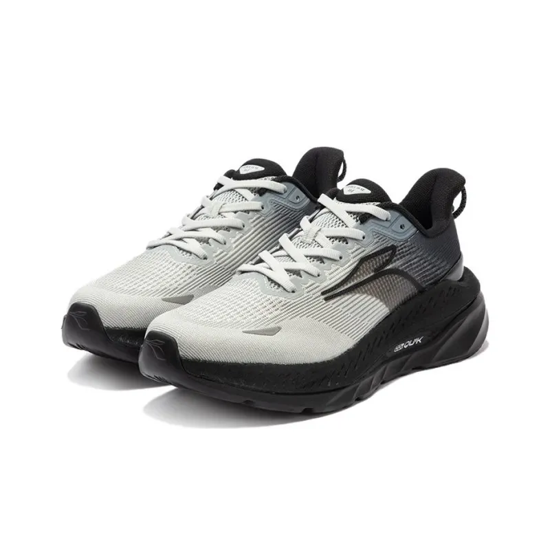 361° Red Flame 3 Anti Slip Wear Resistant Low Top Running Shoes Men's Gray Black-1