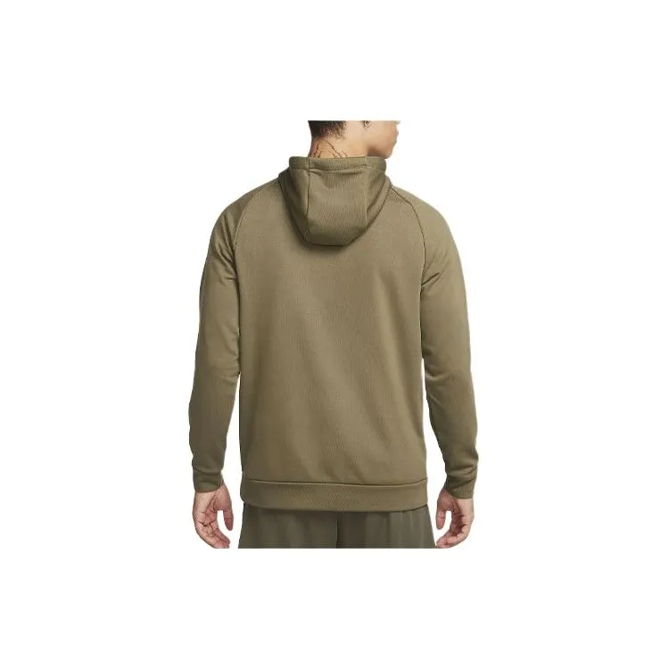 Nike Dry Graphic Sweatshirt Men's Olive-1
