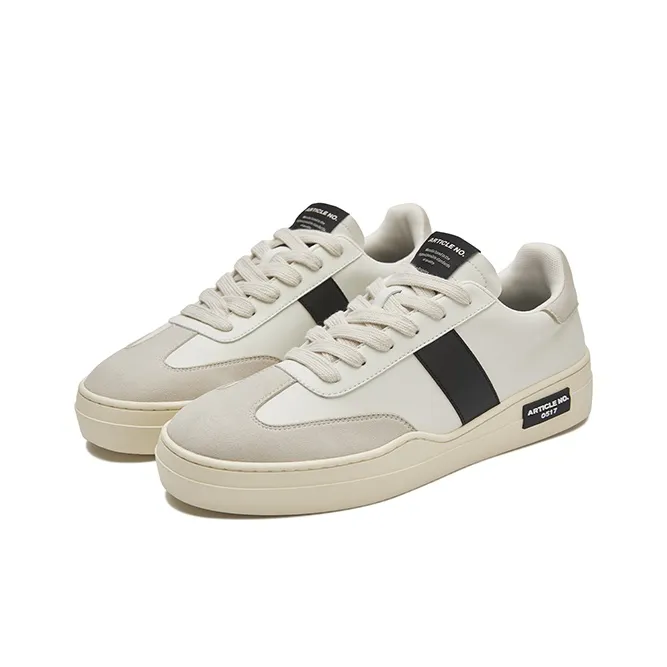 ARTICLE NO. Wear Resistant Low Top Skateboard Shoes Unisex White-4