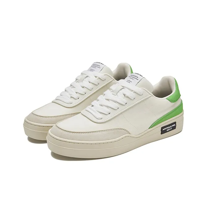 ARTICLE NO. Abrasion Resistant Low Top Skateboard Shoes Unisex White-4